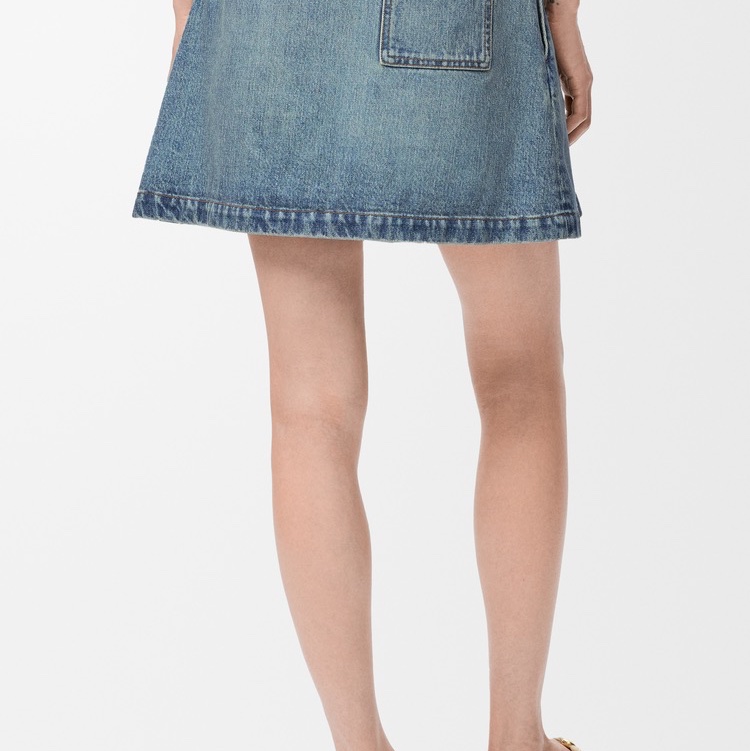 Loewe 女士 牛仔迷你裙FR-34 FR-36 FR-38 FR-40碼-3