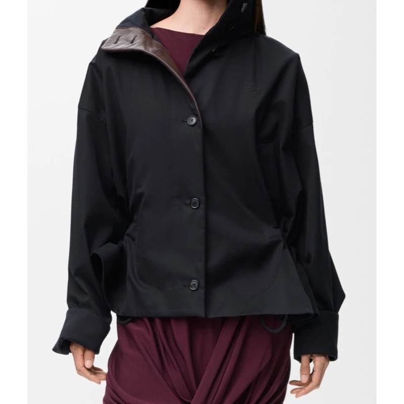 Loewe 女士 連帽休閒夾克FR-32 FR-34 FR-36 FR-38 FR-40 FR-42 FR-44碼-0