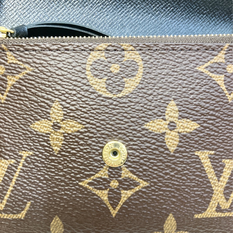 Louis Vuitton 路易威登 Victorine短夾 Monogram老花拚色三折短夾 金釦零錢短夾 M81557-11