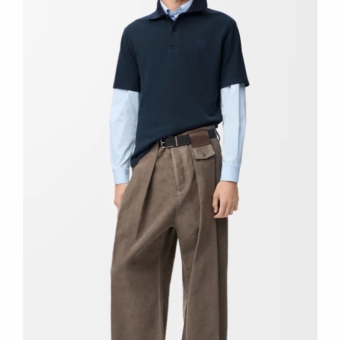 Loewe 男士 翻領短袖Polo衫4XL XXS XS S M L XL XXL XXXL碼-3