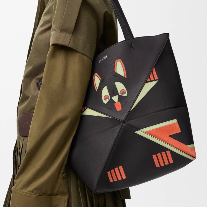Loewe 女士 LOEWE x Louis Wain 單肩包均碼碼中號、25.5cm*14.5cm*31.5cm-0