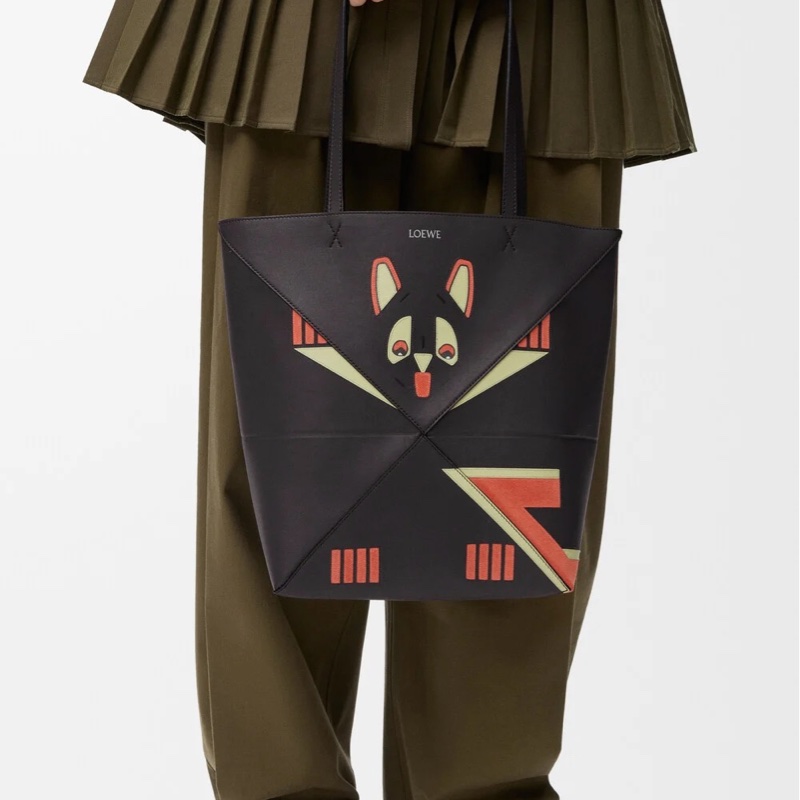 Loewe 女士 LOEWE x Louis Wain 單肩包均碼碼中號、25.5cm*14.5cm*31.5cm-3