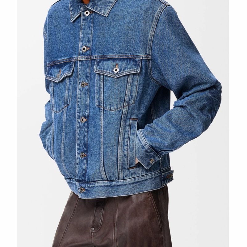 Loewe 男士 長袖牛仔外套IT-42 IT-46 IT-48 IT-50 IT-52碼-1