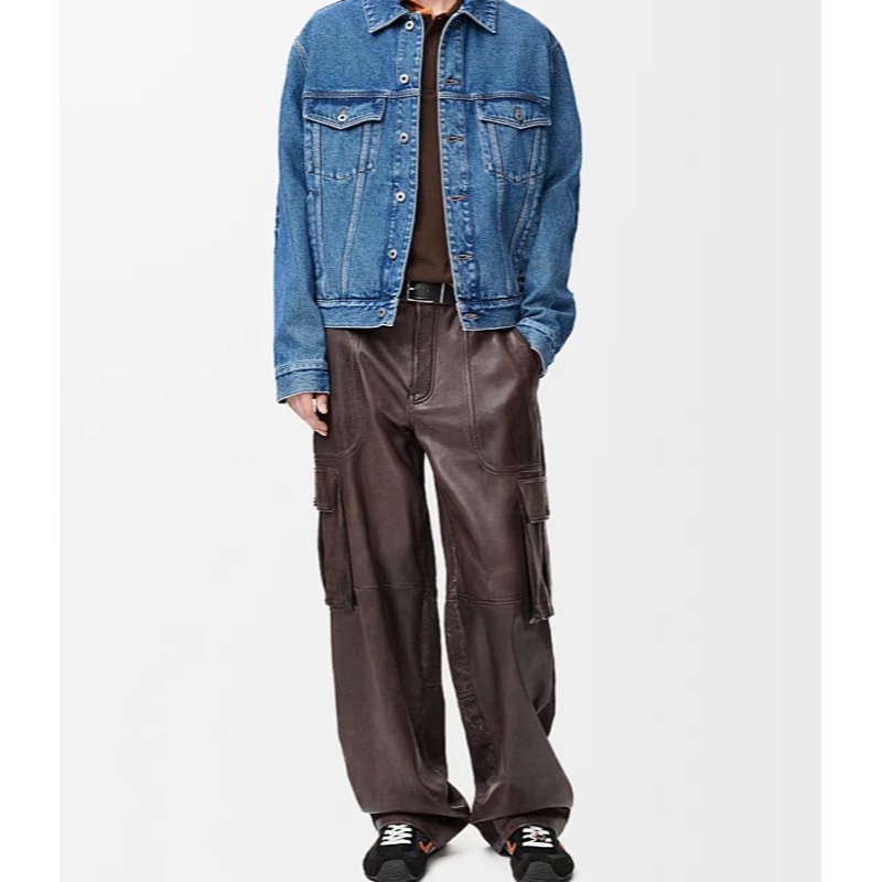Loewe 男士 長袖牛仔外套IT-42 IT-46 IT-48 IT-50 IT-52碼-4