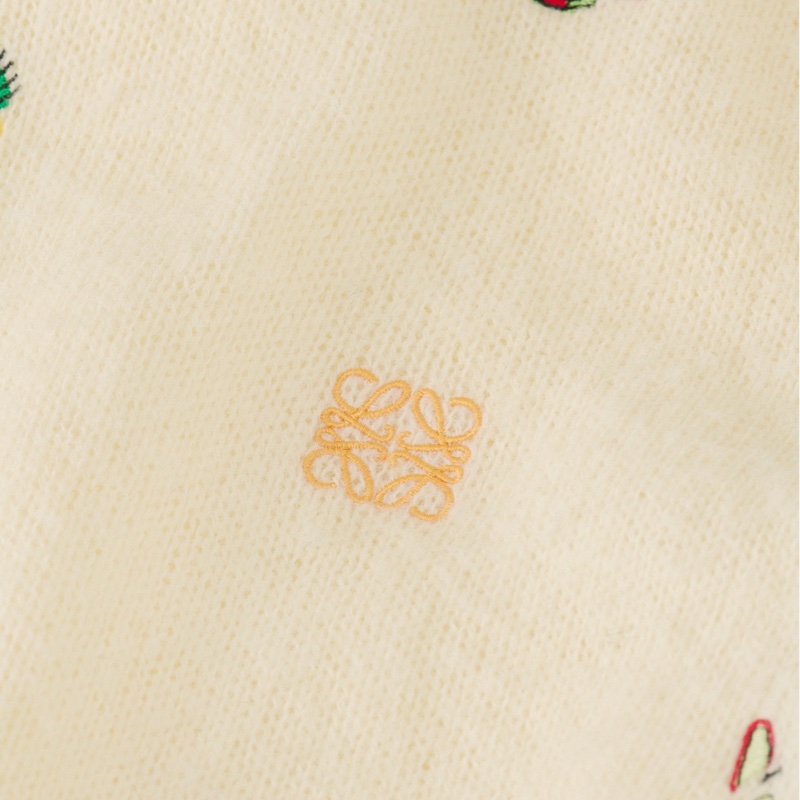 Loewe 女士 LOEWE x Louis Wain長袖羊毛毛衣XS S M L碼模特身高 178 CM，身穿 S 碼-4