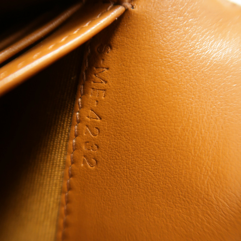 CELINE 塗層帆布Shoulder Bag金扣肩背袋-7