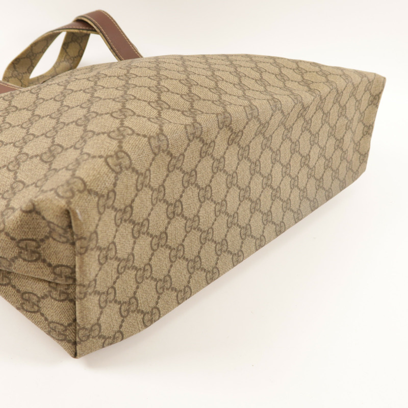 GUCCI 塗層帆布Tote bag金扣手挽袋-4