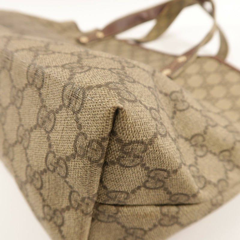 GUCCI 塗層帆布Tote bag金扣手挽袋-13