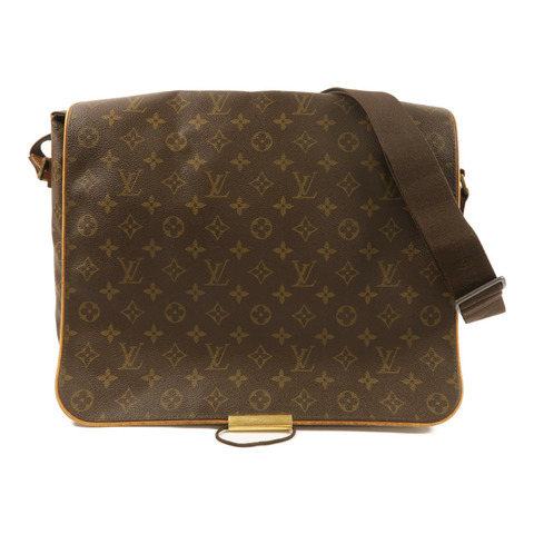LOUIS VUITTON Monogram Abbesses金扣肩背袋棕色