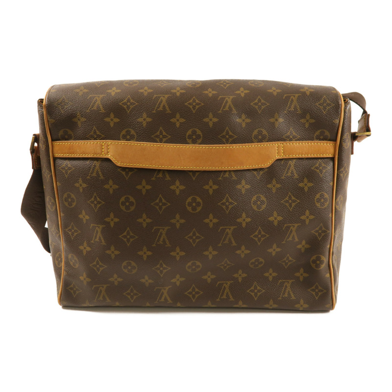 LOUIS VUITTON Monogram Abbesses金扣肩背袋棕色-1