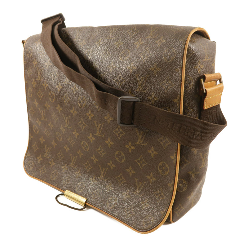 LOUIS VUITTON Monogram Abbesses金扣肩背袋棕色-2