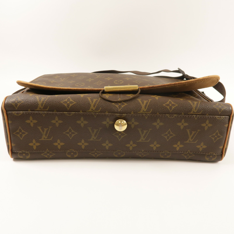 LOUIS VUITTON Monogram Abbesses金扣肩背袋棕色-3