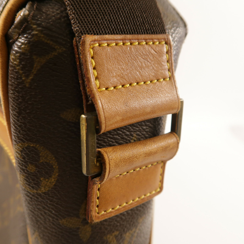 LOUIS VUITTON Monogram Abbesses金扣肩背袋棕色-15