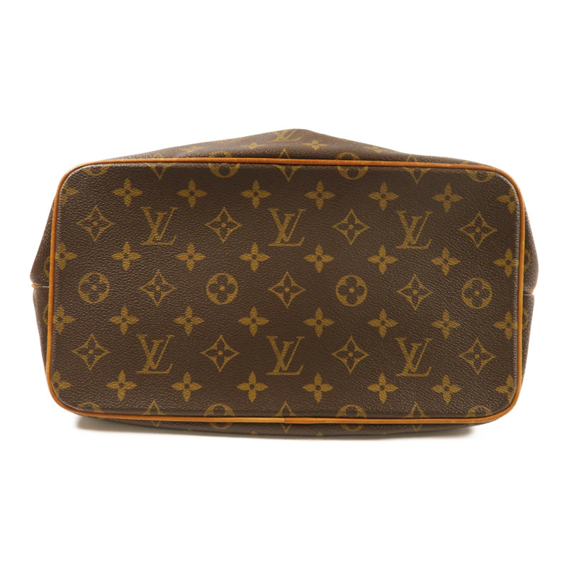 LOUIS VUITTON Monogram Palermo PM金扣手挽肩背兩用袋棕色-3