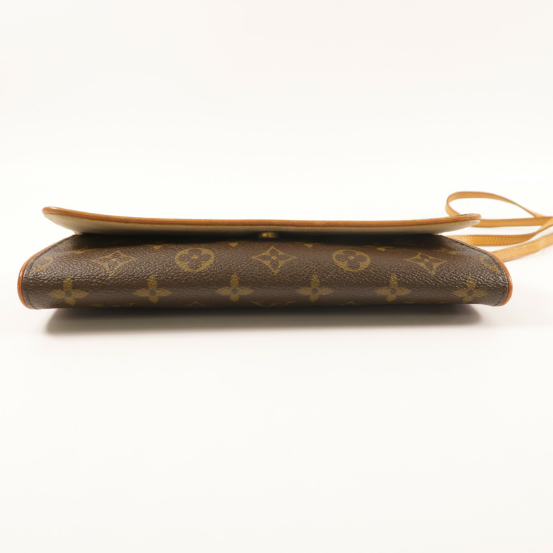LOUIS VUITTON Monogram Pochette Twin GM金扣肩背袋-3