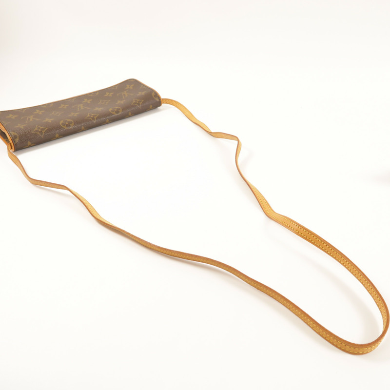LOUIS VUITTON Monogram Pochette Twin GM金扣肩背袋-7