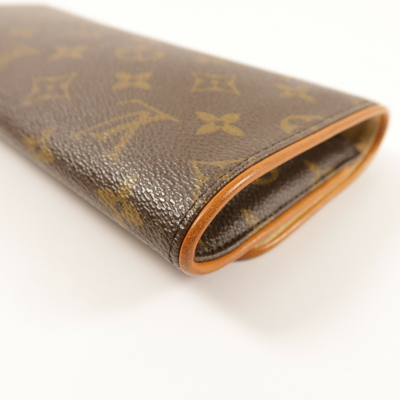 LOUIS VUITTON Monogram Pochette Twin GM金扣肩背袋-12