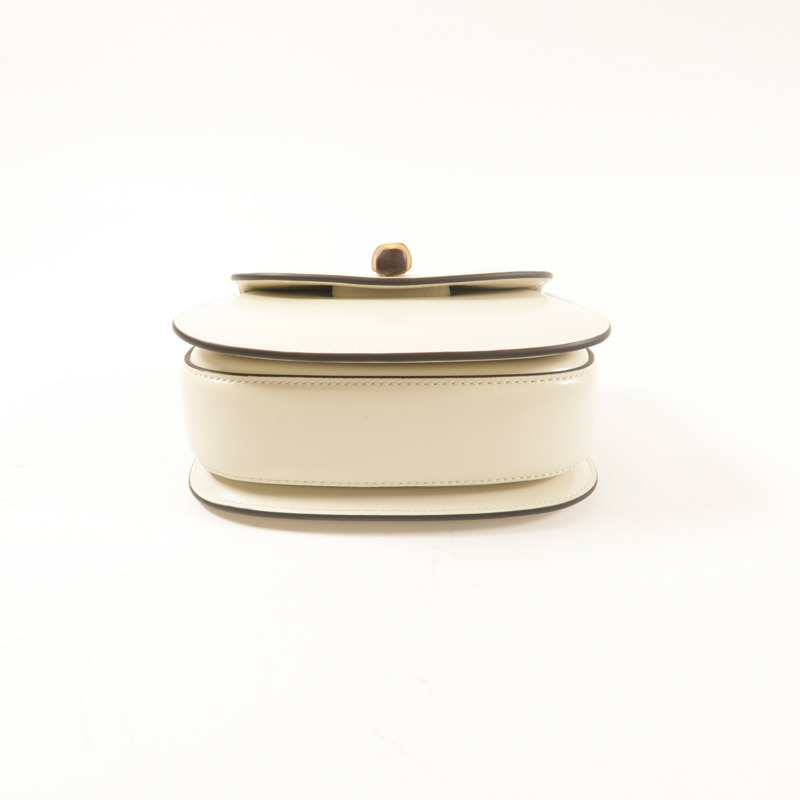 GUCCI 牛皮皮革Bamboo 1947金扣手挽肩背兩用袋-3