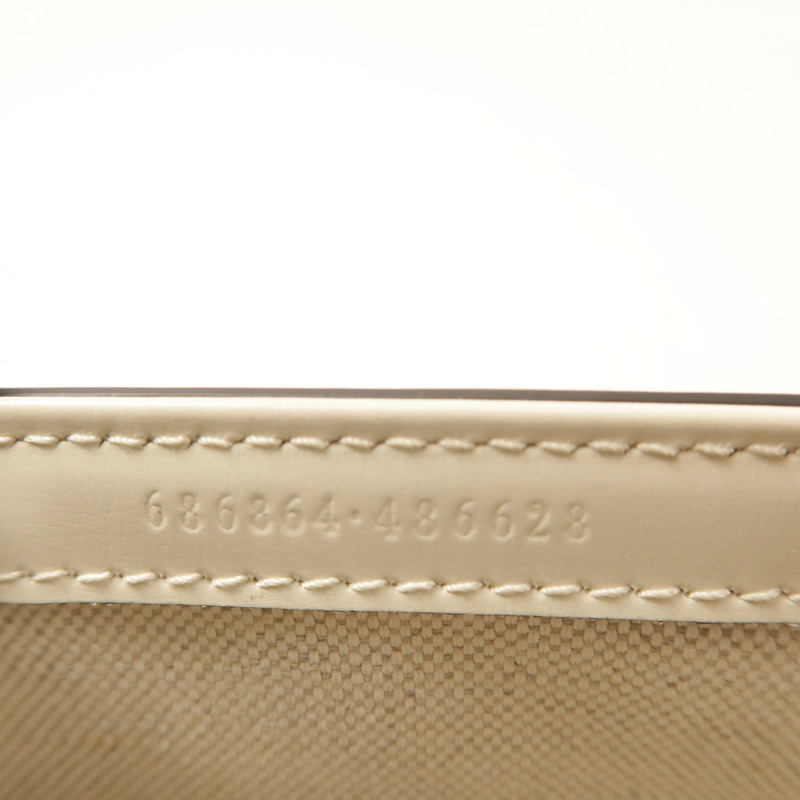 GUCCI 牛皮皮革Bamboo 1947金扣手挽肩背兩用袋-5