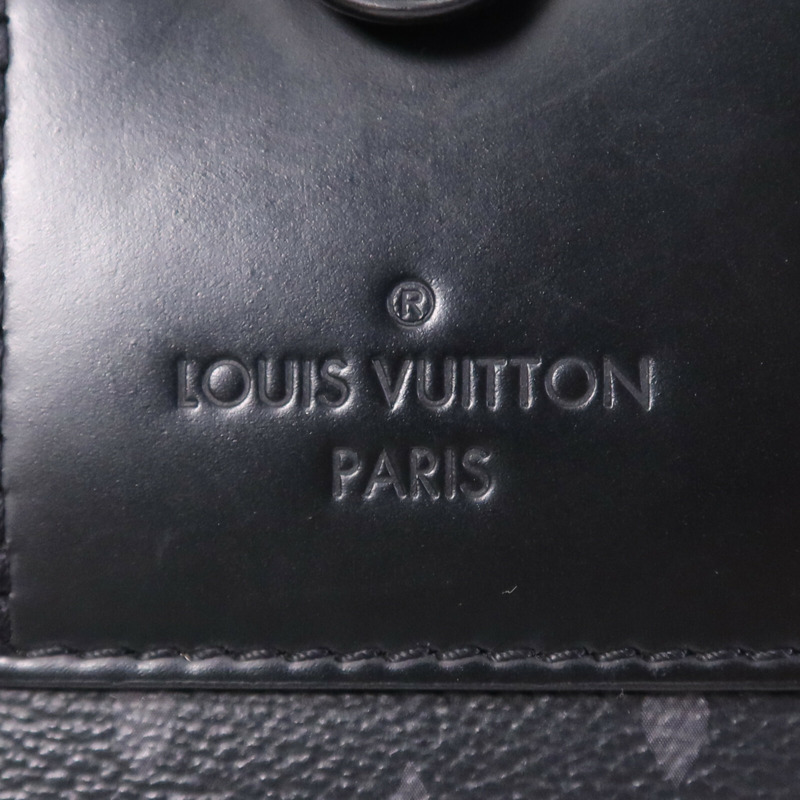 LOUIS VUITTON Monogram Eclipse Messenger PM Voyager銀扣肩背袋-8