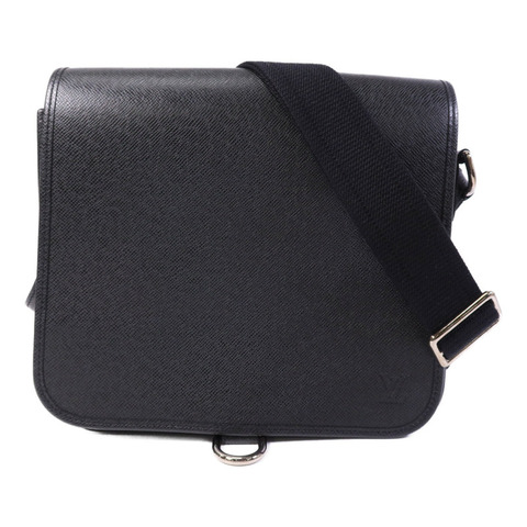 LOUIS VUITTON Taiga Andrei銀扣肩背袋