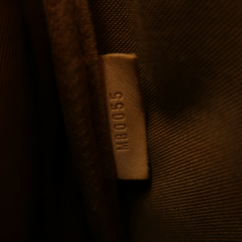 LOUIS VUITTON Monogram Saumur 30金扣肩背袋棕色-6