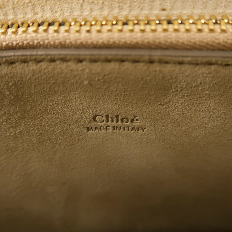 Chloe 牛皮皮革Faye金扣肩背袋-5