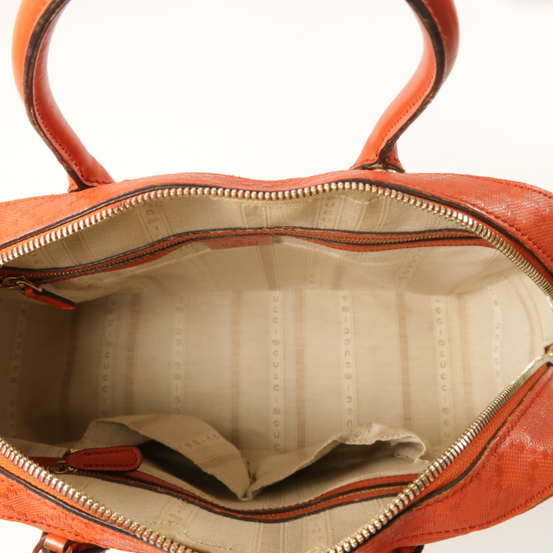 GUCCI 牛皮皮革2 Way Shoulder銀扣手挽肩背兩用袋-4