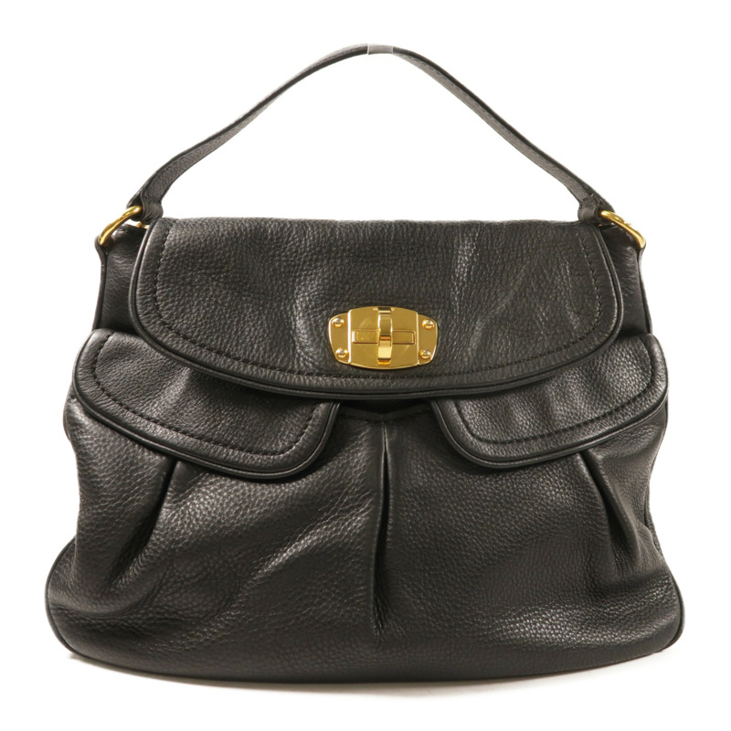 Miu Miu 牛皮皮革Shoulder Bag金扣肩背袋-0