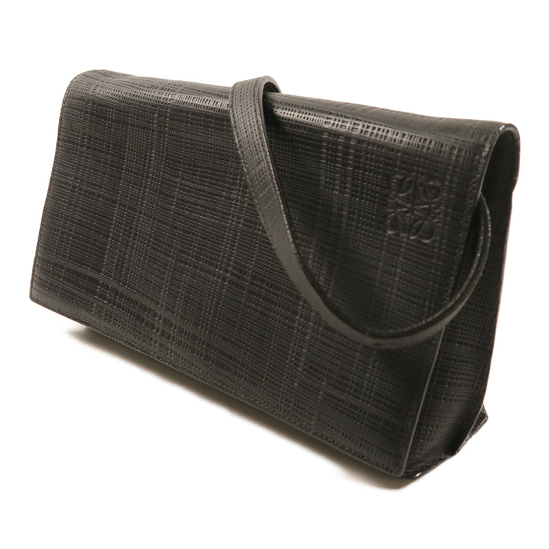 LOEWE 牛皮皮革Anagram金扣肩背袋-2