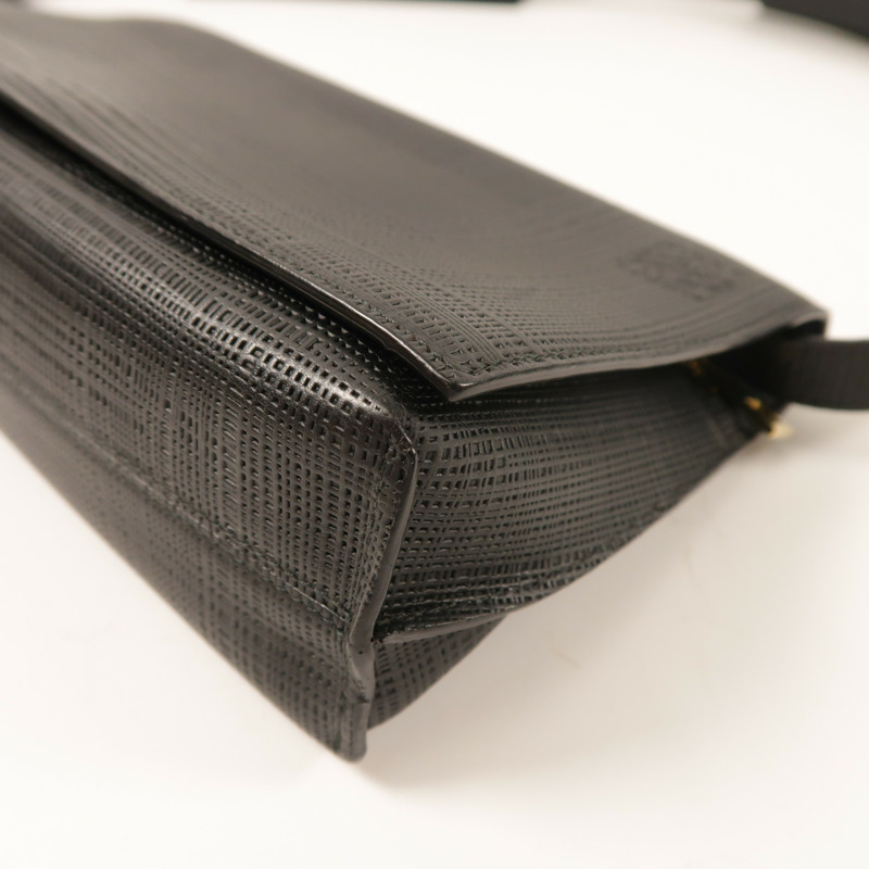 LOEWE 牛皮皮革Anagram金扣肩背袋-9