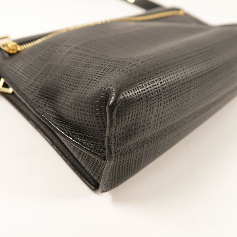 LOEWE 牛皮皮革Anagram金扣肩背袋-10