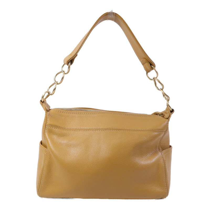 CHANEL 牛皮皮革Vintage Handbag金扣手挽袋-1