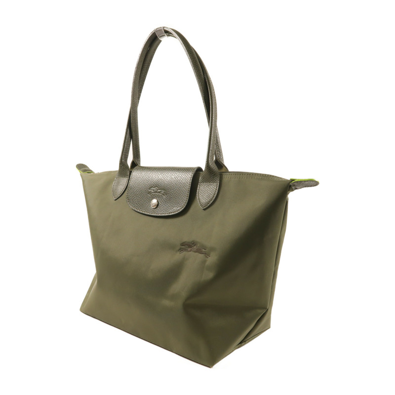 Longchamp 尼龍Handbag銀扣手挽袋-2