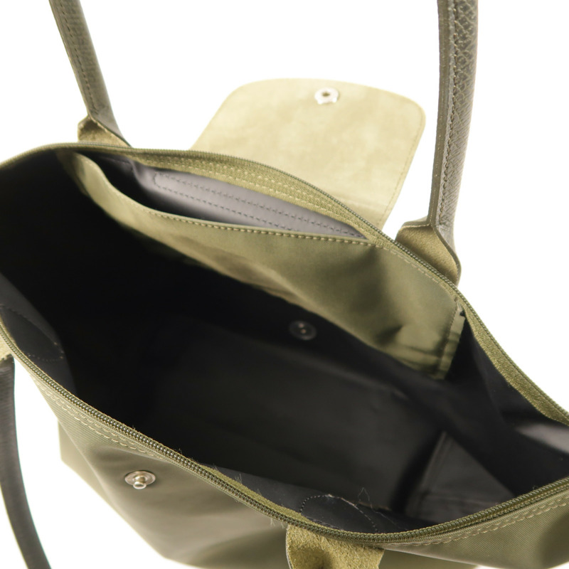 Longchamp 尼龍Handbag銀扣手挽袋-4