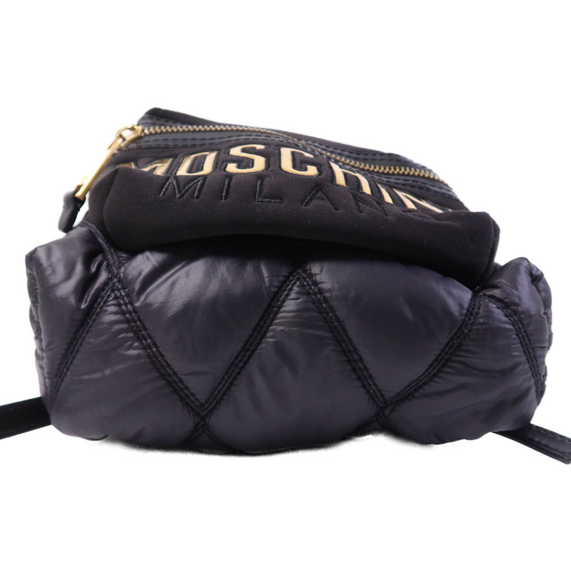 MOSCHINO 尼龍Backpack金扣背包-3