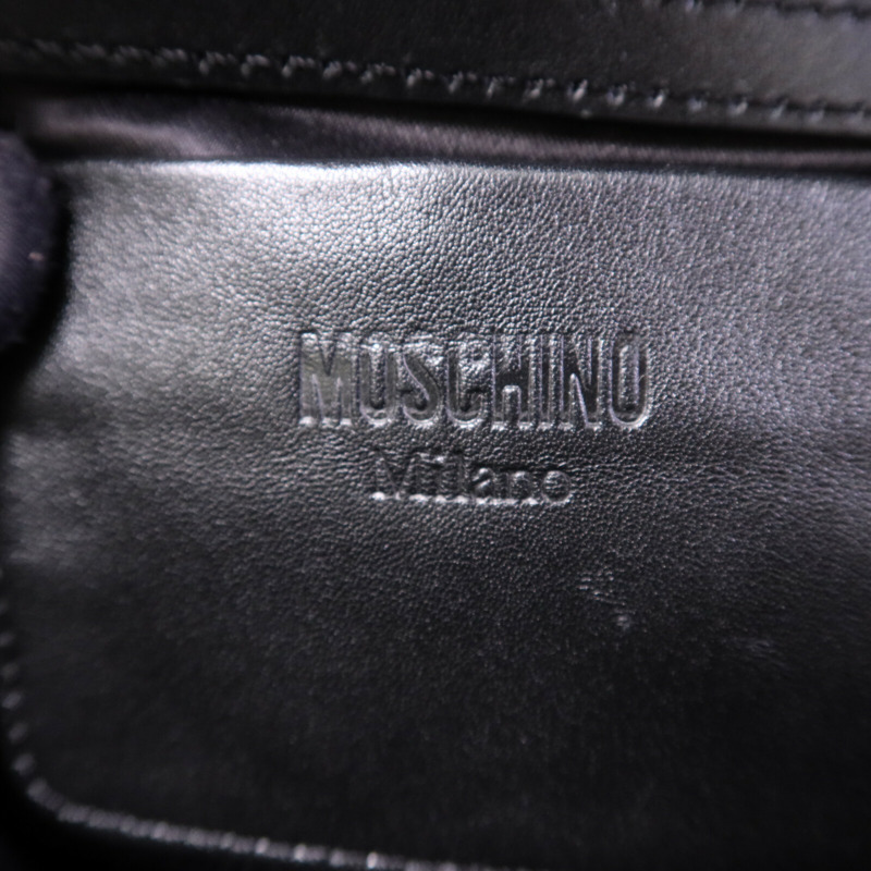MOSCHINO 尼龍Backpack金扣背包-5