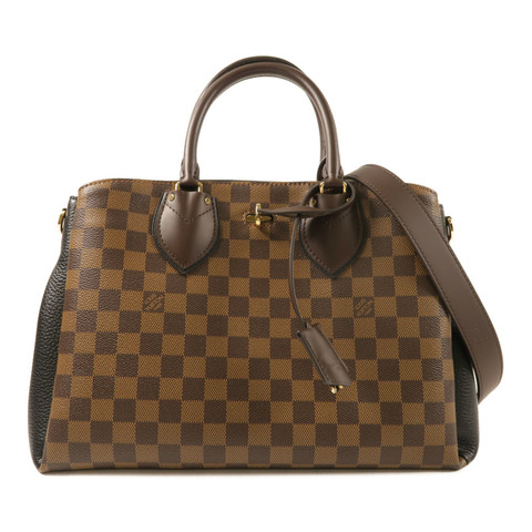 LOUIS VUITTON Damier Normandy金扣手挽肩背兩用袋