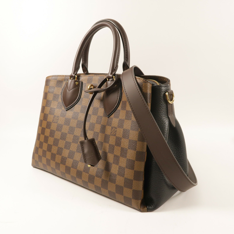 LOUIS VUITTON Damier Normandy金扣手挽肩背兩用袋-2