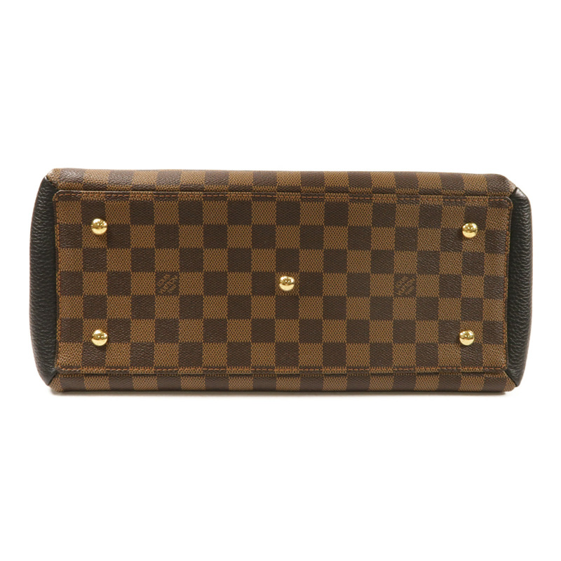 LOUIS VUITTON Damier Normandy金扣手挽肩背兩用袋-3
