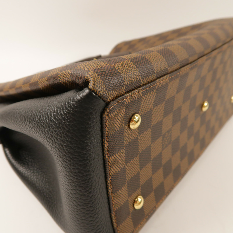 LOUIS VUITTON Damier Normandy金扣手挽肩背兩用袋-11