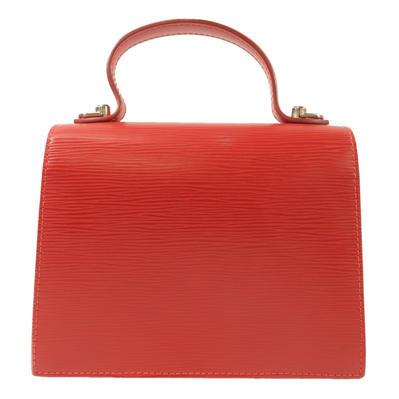 LOUIS VUITTON Epi Sevigne PM銀扣手挽肩背兩用袋-1