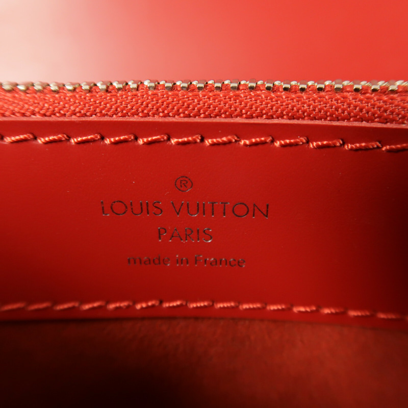 LOUIS VUITTON Epi Sevigne PM銀扣手挽肩背兩用袋-5
