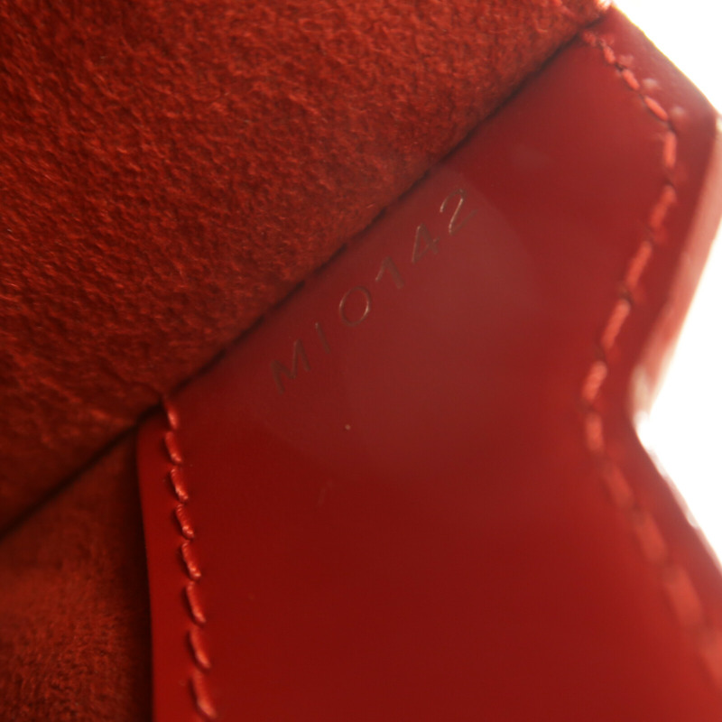 LOUIS VUITTON Epi Sevigne PM銀扣手挽肩背兩用袋-6