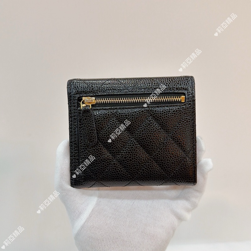 莉亞精品♡ Chanel AP0231 經典三折短夾 二手-2