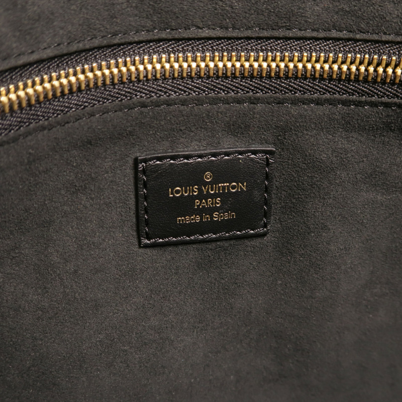 LOUIS VUITTON Monogram Empreinte Neverfull MM金扣手挽袋-5