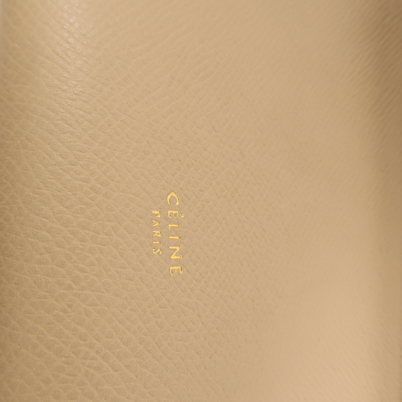 CELINE 牛皮皮革Micro Belt Bag金扣手挽肩背兩用袋-5