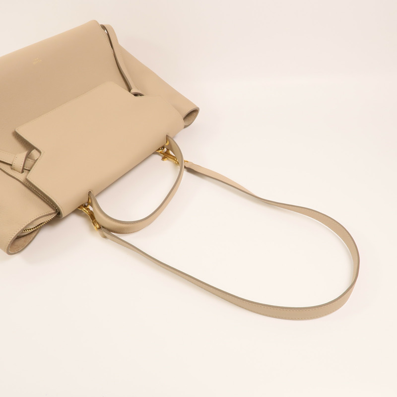 CELINE 牛皮皮革Micro Belt Bag金扣手挽肩背兩用袋-7