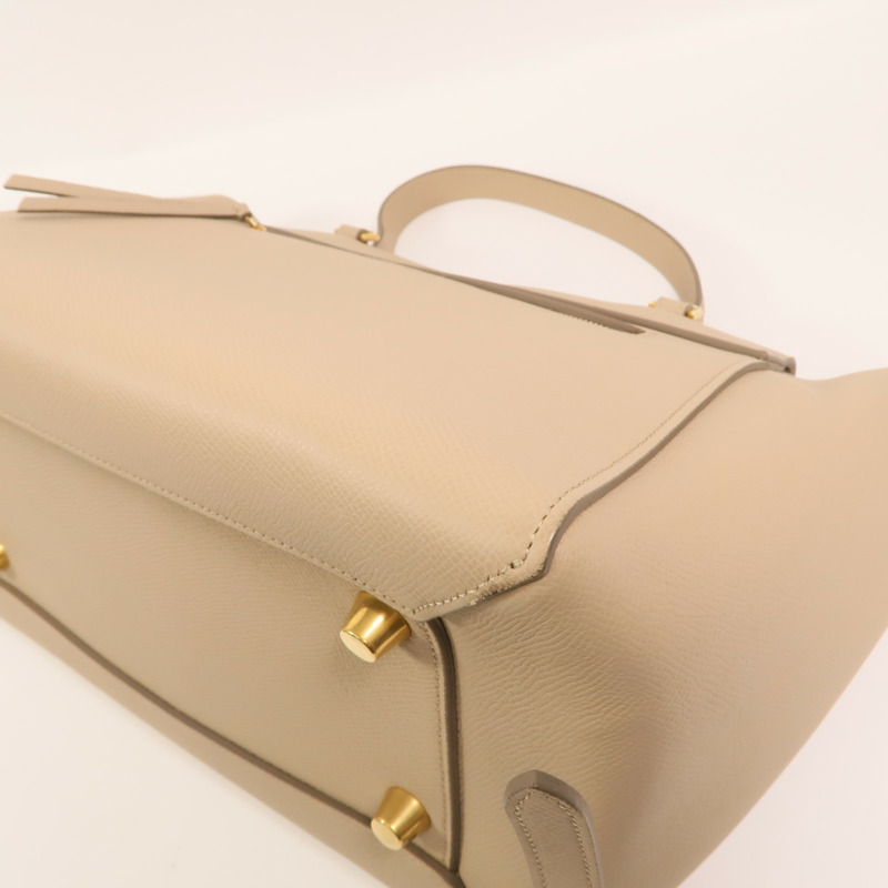 CELINE 牛皮皮革Micro Belt Bag金扣手挽肩背兩用袋-10