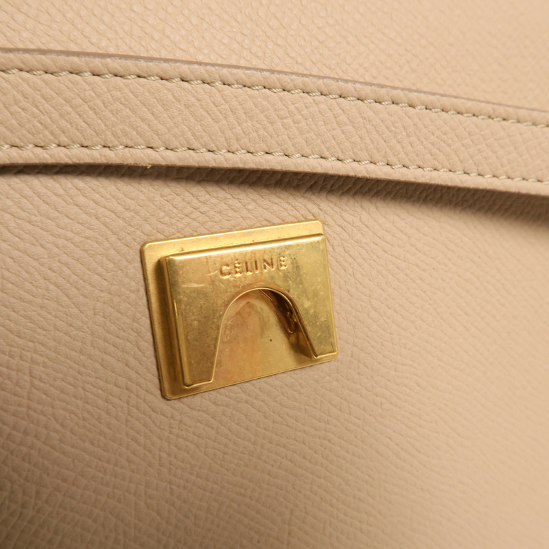 CELINE 牛皮皮革Micro Belt Bag金扣手挽肩背兩用袋-15
